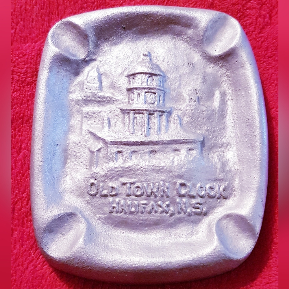 Old Town Clock Halifax Nova Scotia Ashtray MCM Vintage Collectible